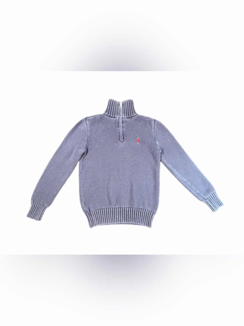 POLO Ralph Lauren Chunky Knit Quarter Zip Sweater - M (10-12)
